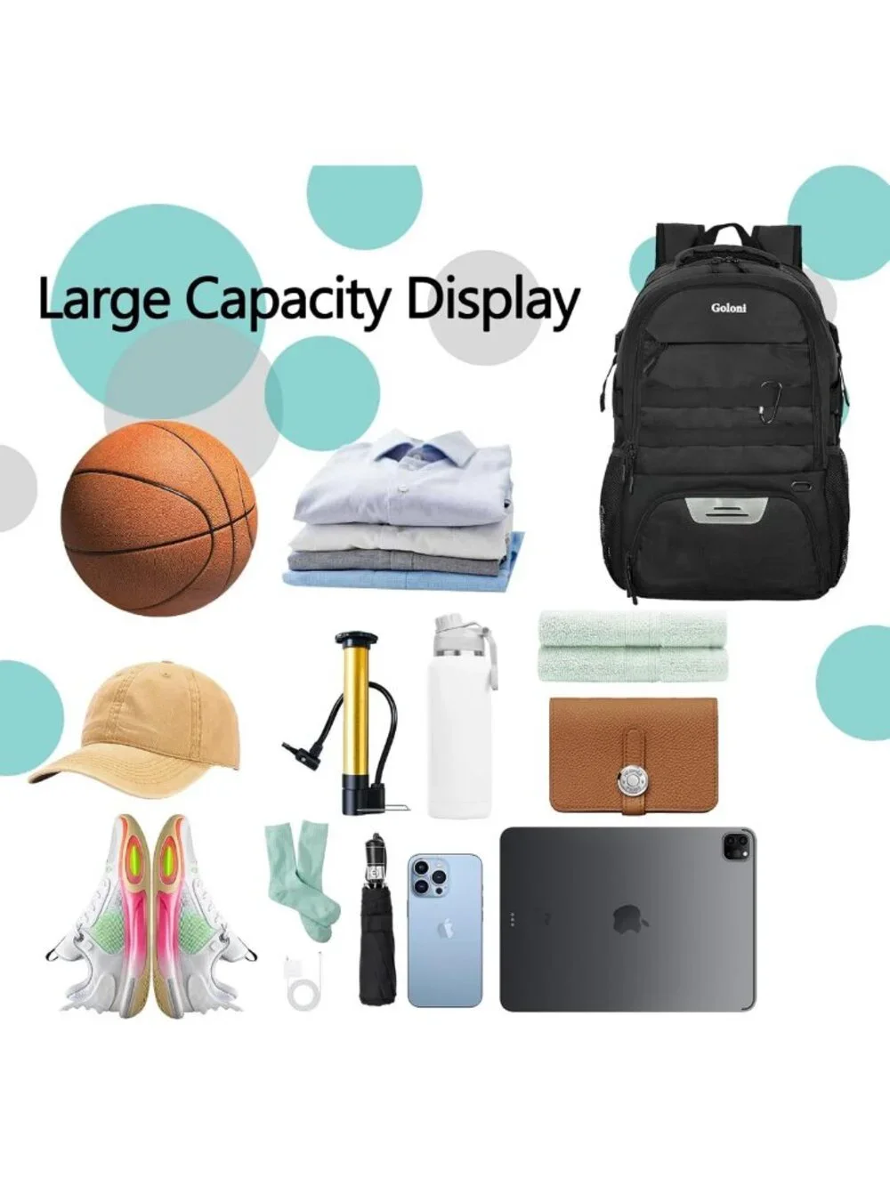 Versatile Soccer Backpack for Men & Women | Sports Bag with Ball & Shoe